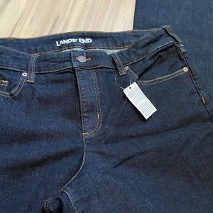 NWT Land’s End Dark blue women’s jeans 16 W